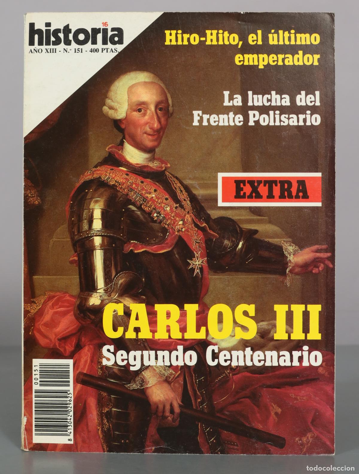 Libros de segunda mano: Historia 16 Extra - Carlos III Segundo Centenario