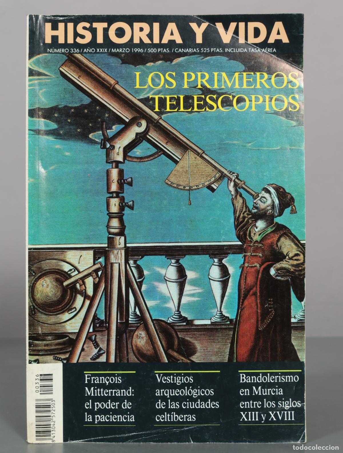 Libros de segunda mano: Revista Historia y Vida - N&uacute;mero 336 - Los primeros telescopios