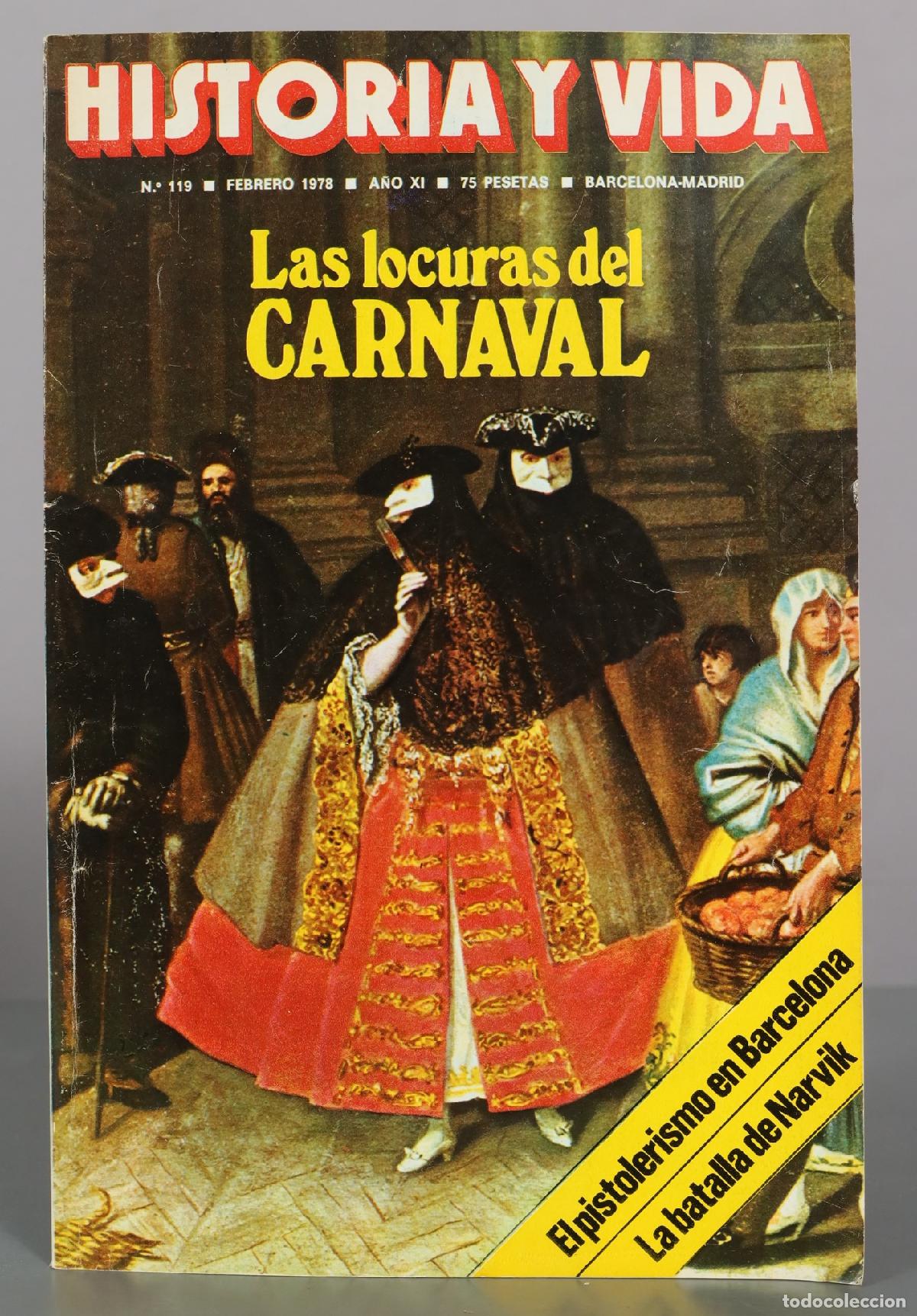 Libros de segunda mano: Historia y Vida n&ordm; 119 - Las locuras del Carnaval