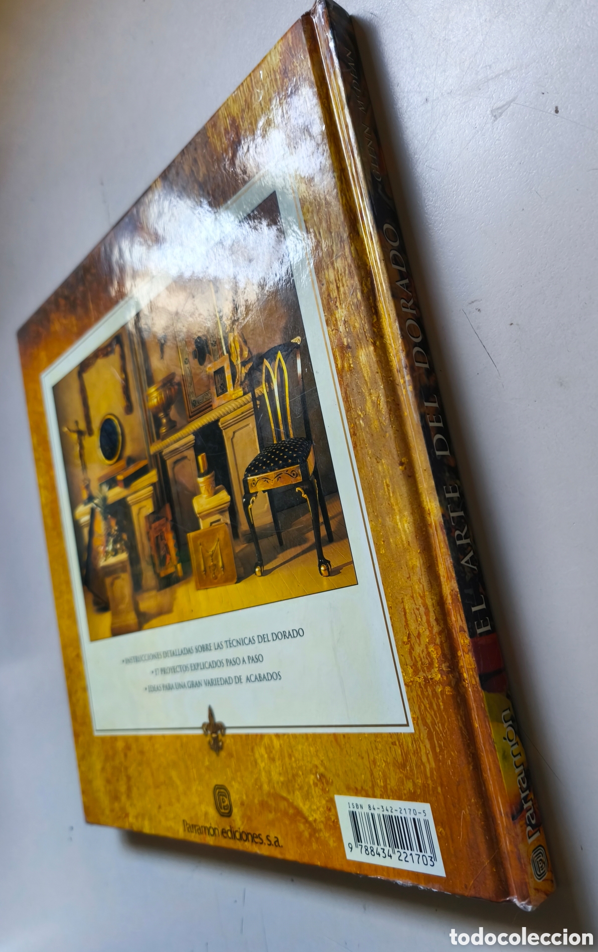Libros de segunda mano: El arte del dorado. Perramon - Foto 3
