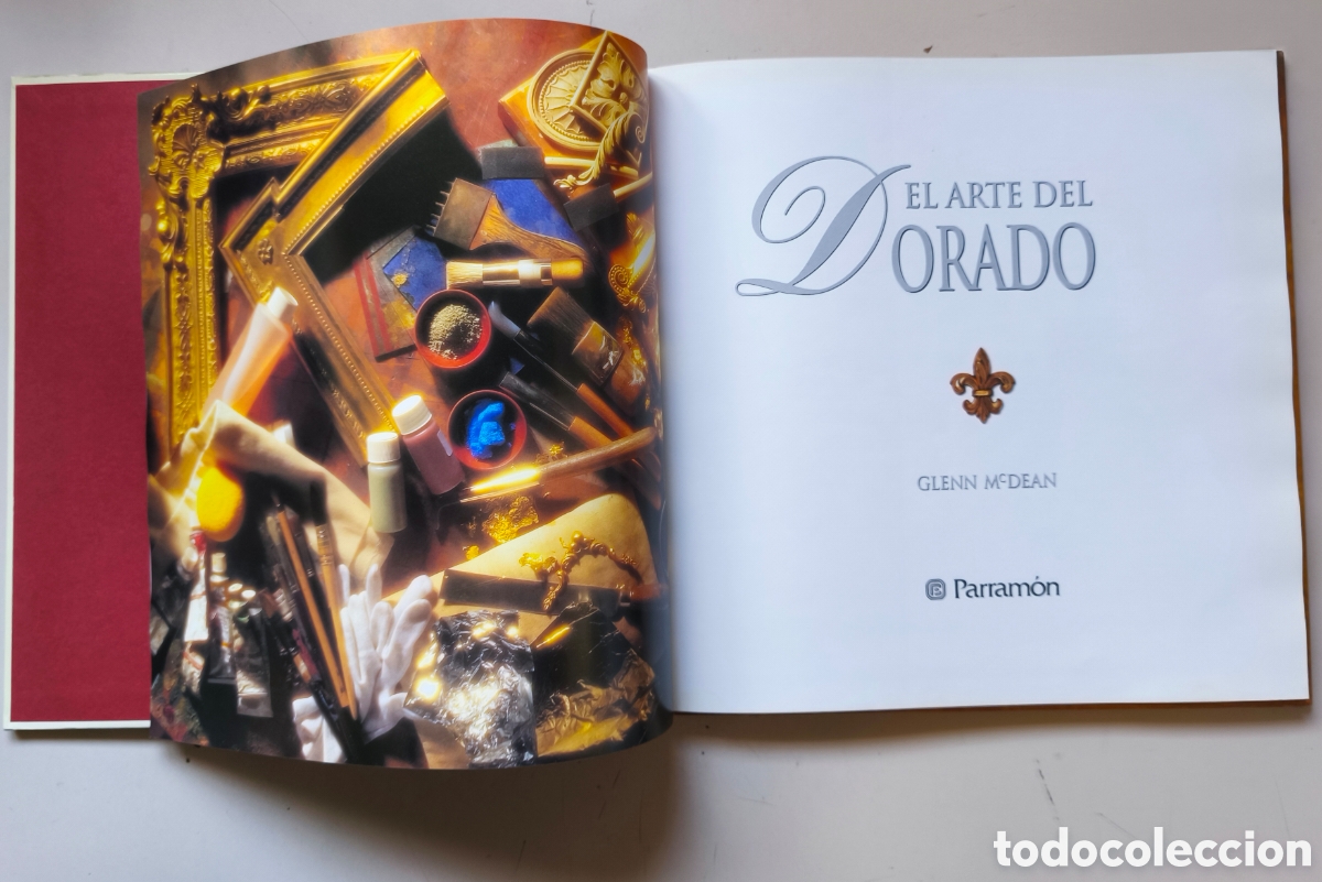 Libros de segunda mano: El arte del dorado. Perramon - Foto 4
