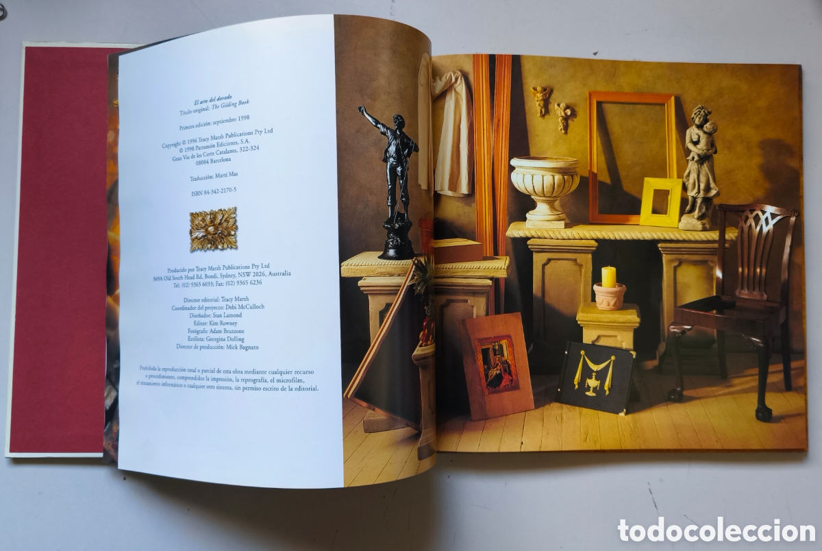 Libros de segunda mano: El arte del dorado. Perramon - Foto 5