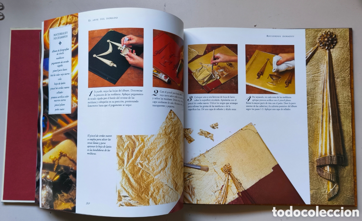Libros de segunda mano: El arte del dorado. Perramon - Foto 6