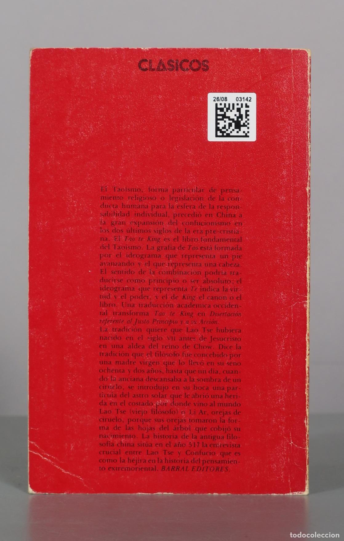 Libros de segunda mano: Tao Te King - Lao Tse - Ediciones de Bolsillo - Foto 2