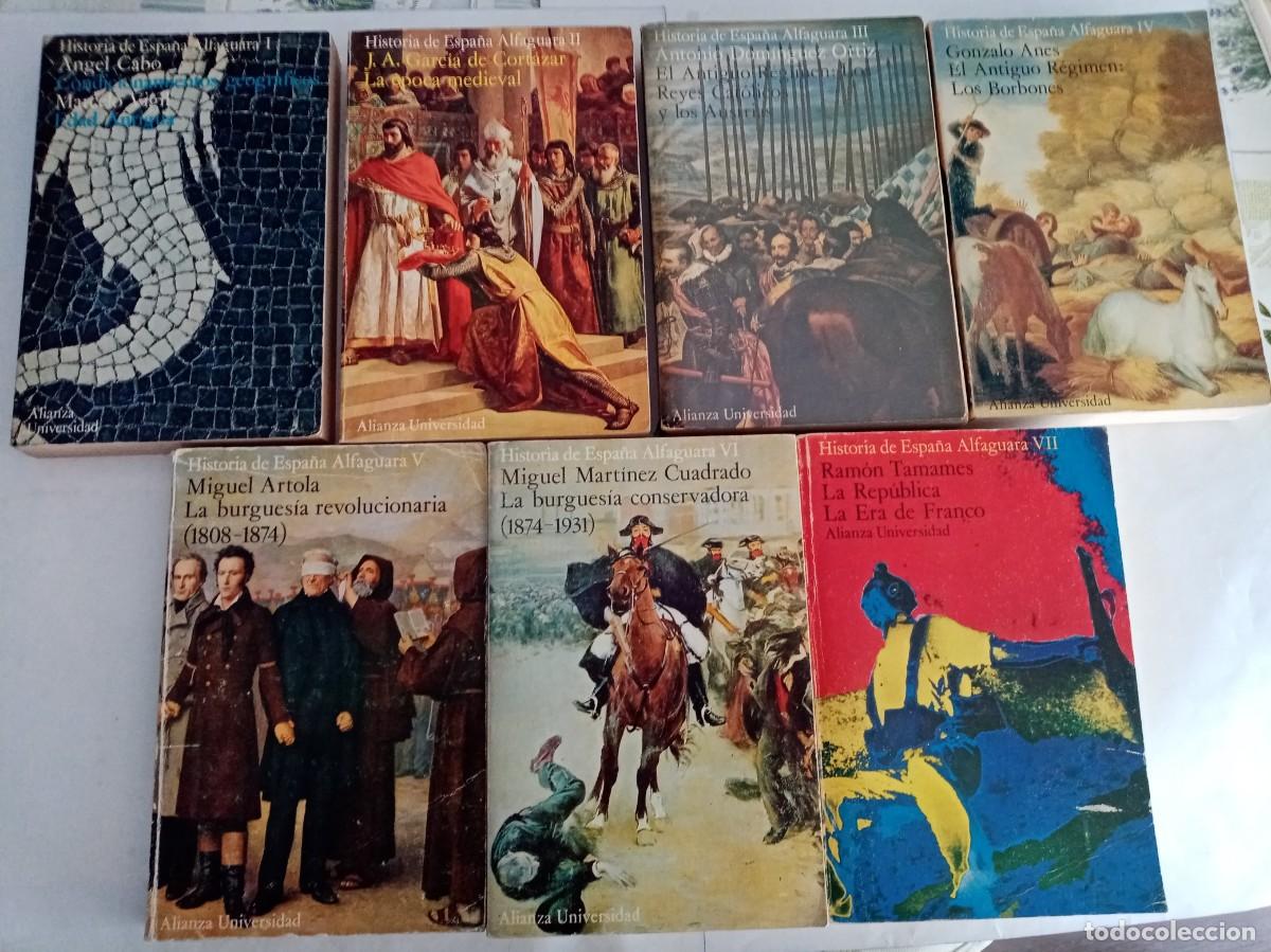 Second hand books: HISTORIA DE ESPA&Ntilde;A ALFAGUARA ( 7 VOL.). Varios ( ALIANZA )