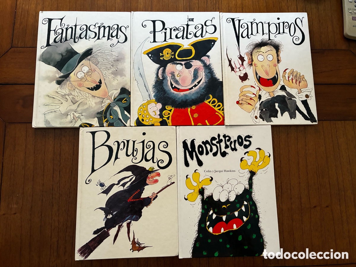 Libros de segunda mano: Lote libros Colin Hawkins. Fantasmas, Piratas, Brujas, Monstruos, Vampiros