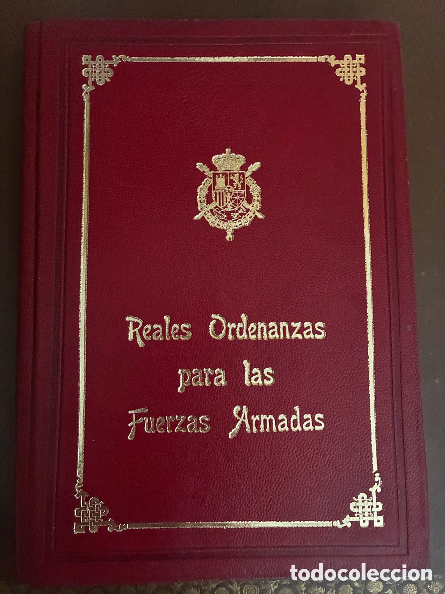 Libros de segunda mano: Libro Reales Ordenanzas Fuerzas Armadas (Edici&oacute;n Limitada Numerada 1979)