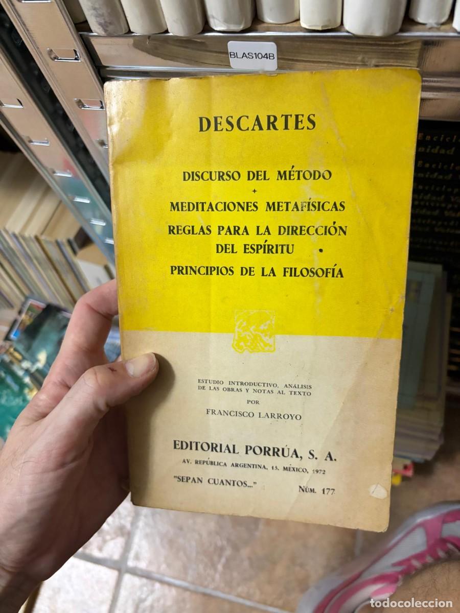 Libros de segunda mano: BLAS104B Ren&eacute; Descartes Discurso del m&eacute;todo + Meditaciones metaf&iacute;sicas + Reglas para la direcci&oacute;n de