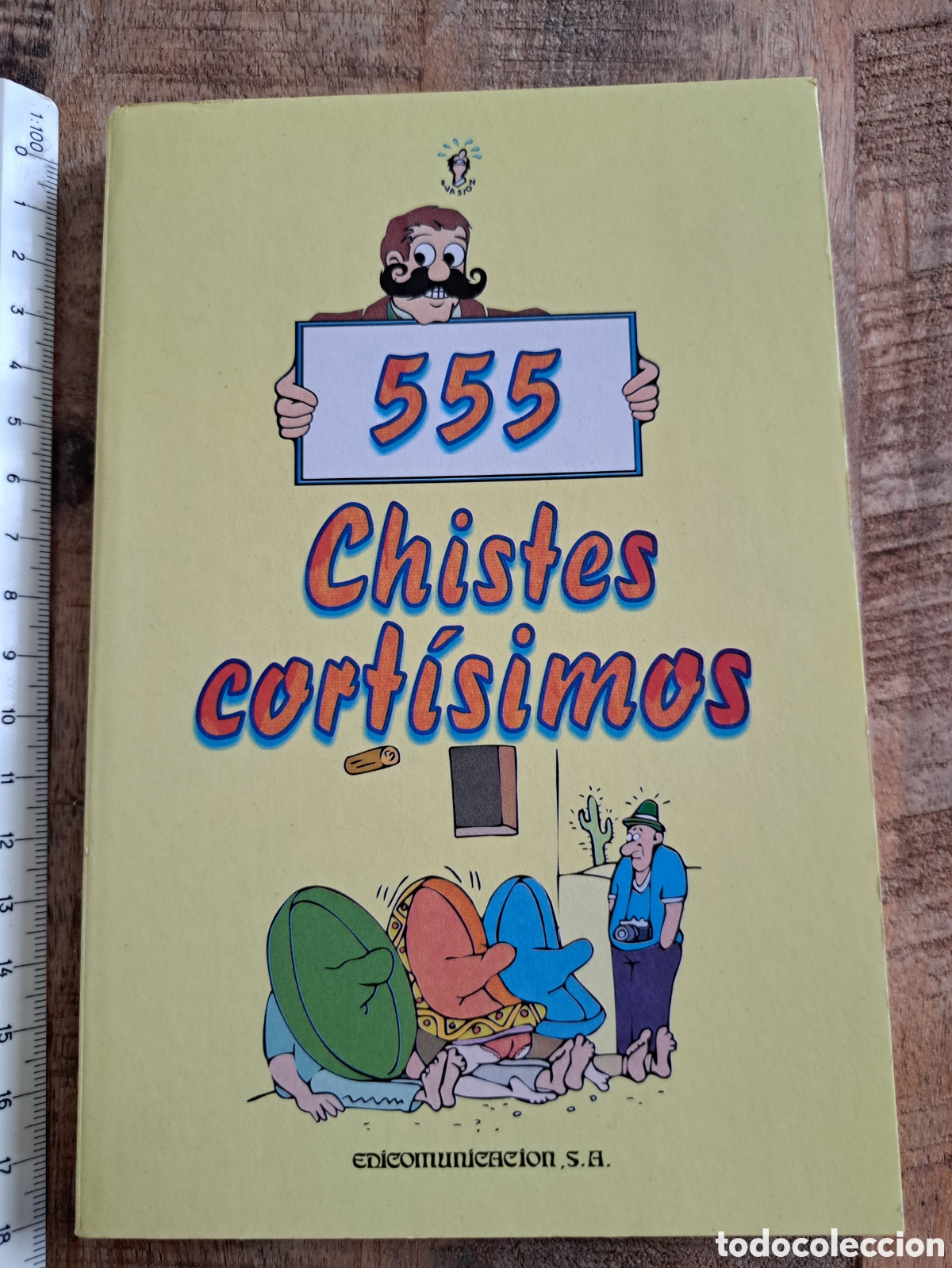 Libros de segunda mano: Jml 555 chistes cortisimos. Humor. Coleccion evasion. Edicomunicacion. A&ntilde;o 2000
