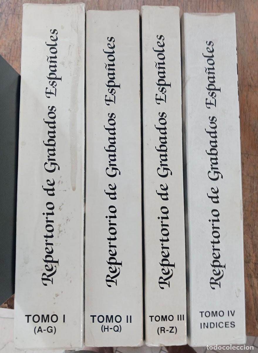 Libros de segunda mano: Repertorio de Grabados Espa&ntilde;oles 4 tomos