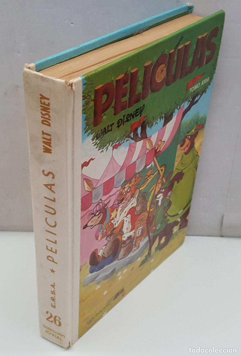 Libros de segunda mano: PELICULAS WALT DISNEY TOMO XXVI COLECCI&Oacute;N JOVIAL 1982, TAPA DURA
