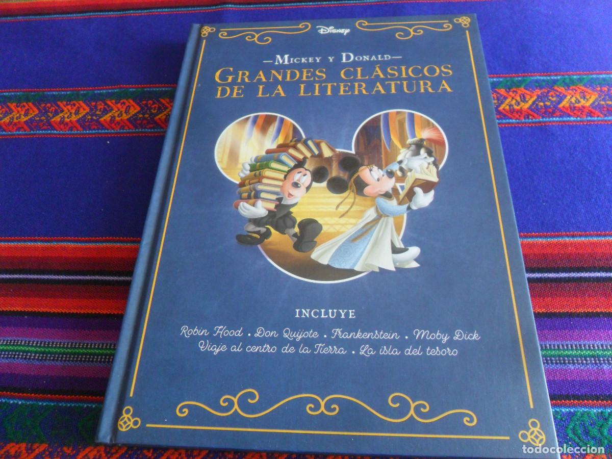 Libros de segunda mano: MICKEY Y DONALD GRANDES CL&Aacute;SICOS DE LA LITERATURA. DISNEY LIBROS 2023. TAPAS DURAS.