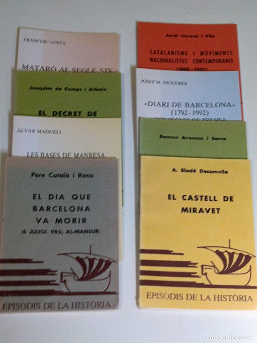 Libros de segunda mano: Lote libros Episodis de la historia