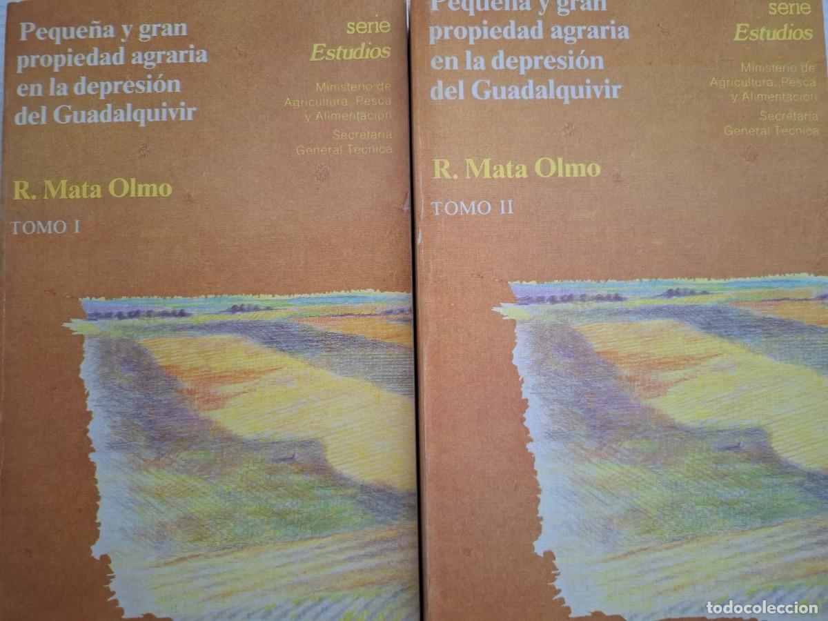 Libros de segunda mano: peque&ntilde;a y gran propiedad en la depresi&oacute;n del Guadalquivir R Mata Olmo 2 tomos