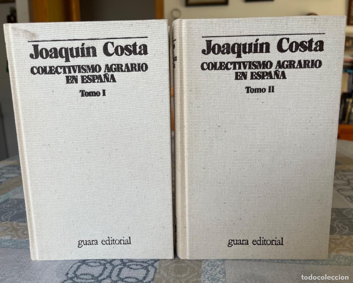 Libros de segunda mano: Costa, Joaqu&iacute;n.- Colectivismo agrario en Espa&ntilde;a (2 vols.)