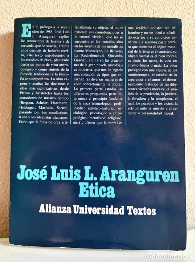 Libros de segunda mano: L. Aranguren, Jos&eacute; Luis: &Eacute;tica