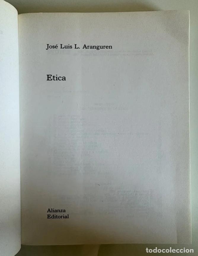Libros de segunda mano: L. Aranguren, Jos&eacute; Luis: &Eacute;tica - Foto 4