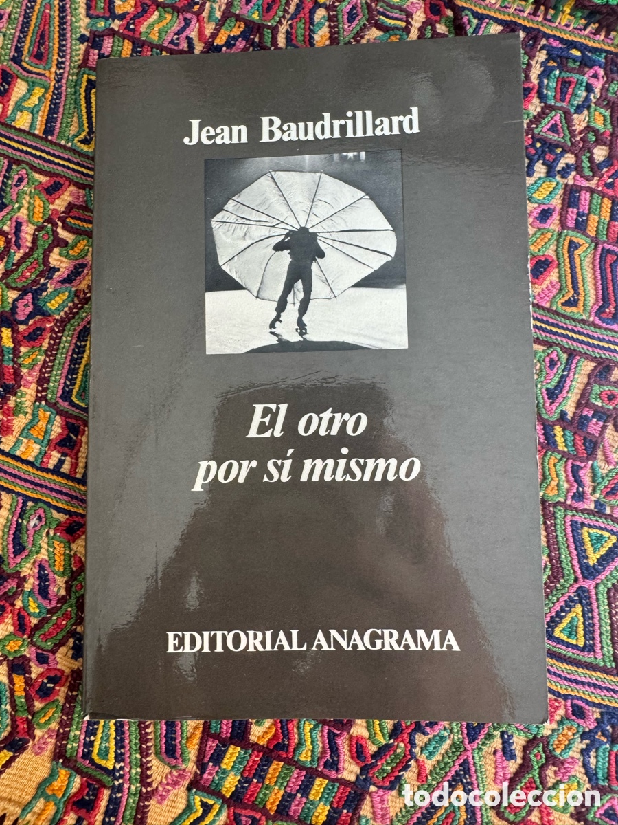 Libros de segunda mano: El otro por s&iacute; mismo Jean Braudillard Anagrama