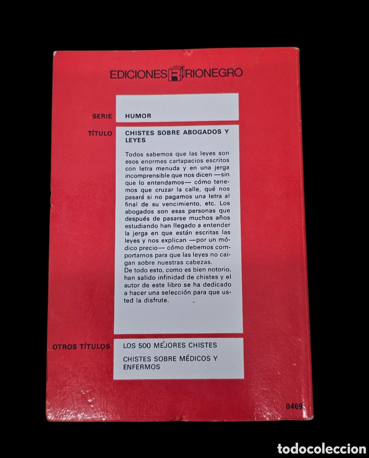 Libros de segunda mano: Libro Chistes sobre Abogados y Leyes - Foto 2