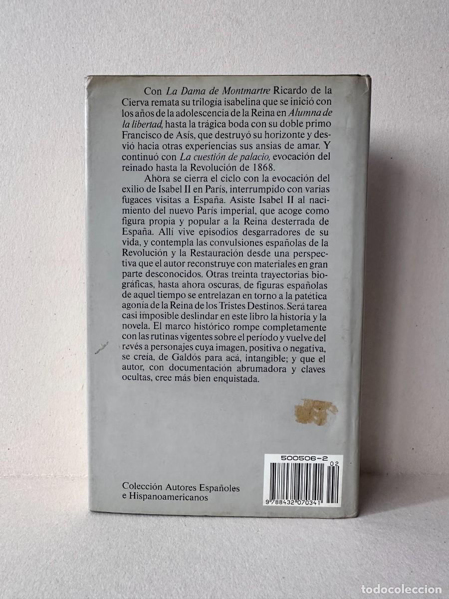 Libros de segunda mano: El Tri&aacute;ngulo III. La Dama de Montmartre (Ricardo de La Cierva) - Foto 2