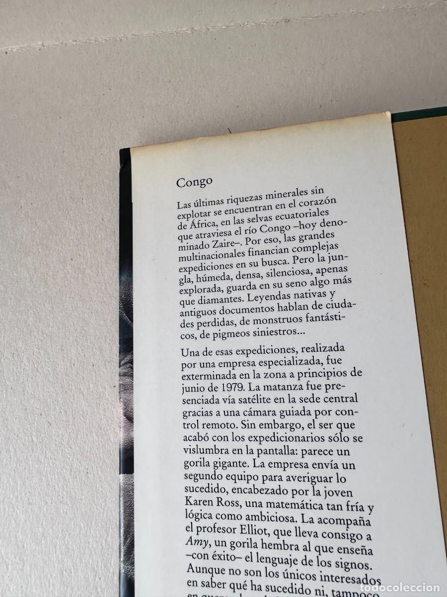 Libros de segunda mano: Congo (Michael Crichton) - Foto 4