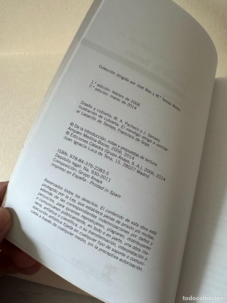 Libros de segunda mano: Lazarillo de Tormes (Catedra Base) - Foto 3