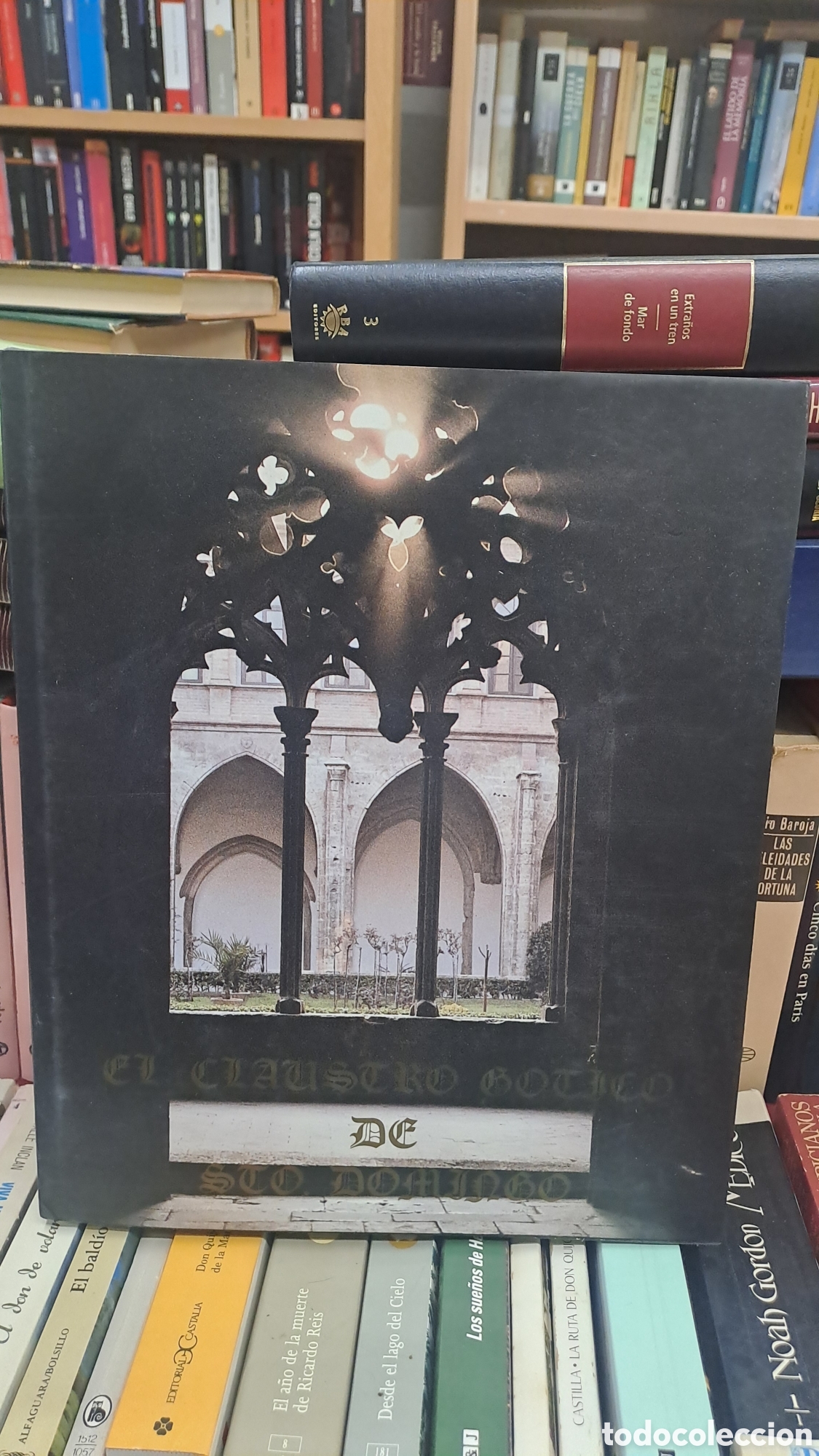 Libros de segunda mano: el claustro g&oacute;tico de Santo Domingo Stock.