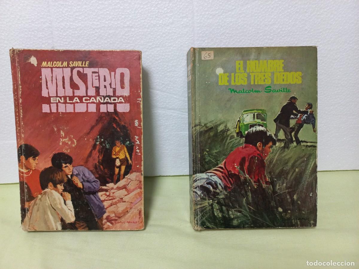 Libros de segunda mano: Malcolm Saville - Misterio en la ca&ntilde;ada y el hombre de los tres dedos - Ed. Molino