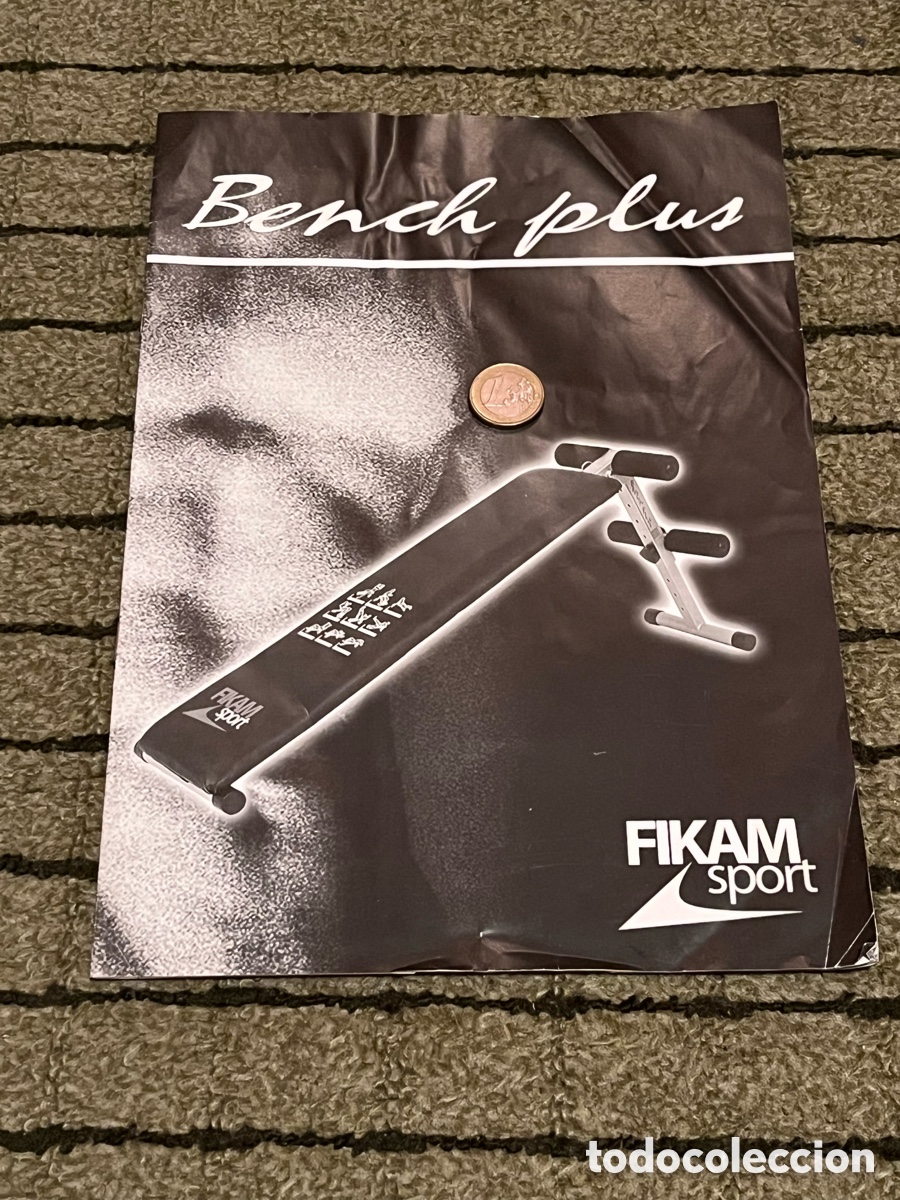 Libros de segunda mano: Instrucciones de montaje banco de abdominales BENCH PLUS. Fikam Sport. + Ejercicios