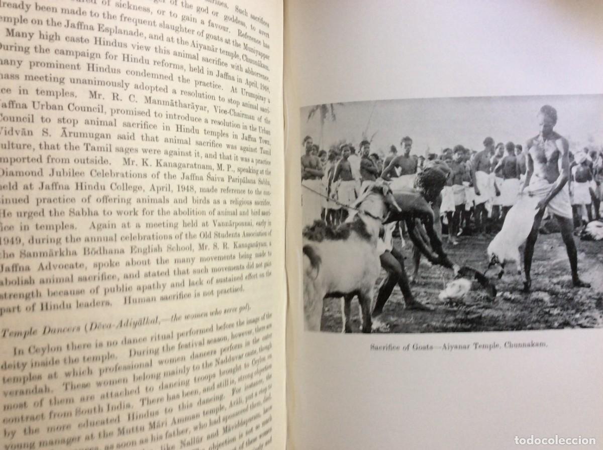 Libros de segunda mano: Hinduism in Ceylon. Por Rev. James Cartman Publicado por M.D. Gunasena, 1957. Assinado. Raro