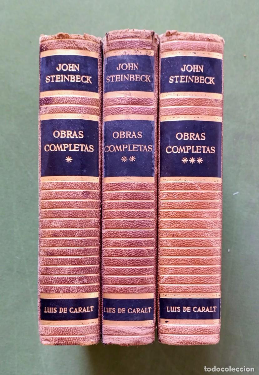Libros de segunda mano: OBRAS COMPLETAS DE JOHN STEINBECK - LUIS DE CARALT EDITOR - 1&ordf; ed. 1957 / 58 / 60 - D20.