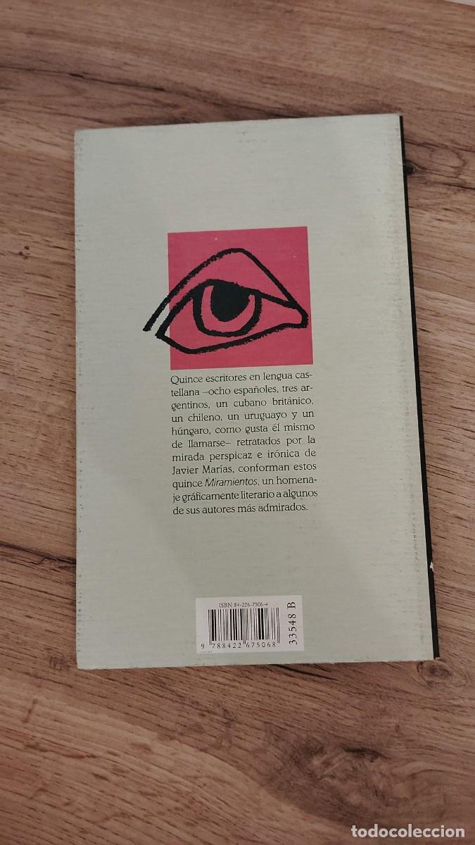 Libros de segunda mano: Miramientos | Javier Mar&iacute;as | C&iacute;rculo de lectores - Foto 2