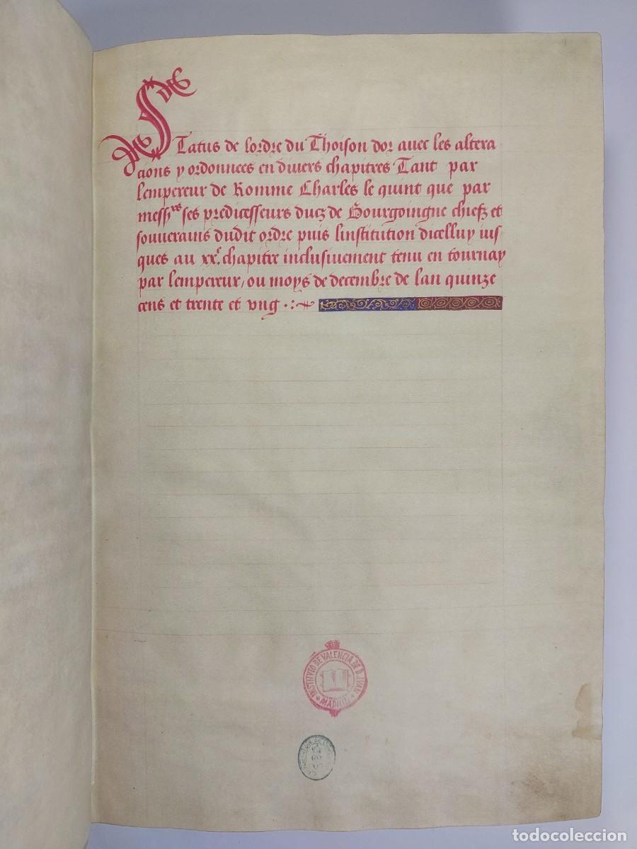 Libros de segunda mano: La insigne orden del Tois&oacute;n de Oro - Facs&iacute;mil Scriptorium - Foto 5