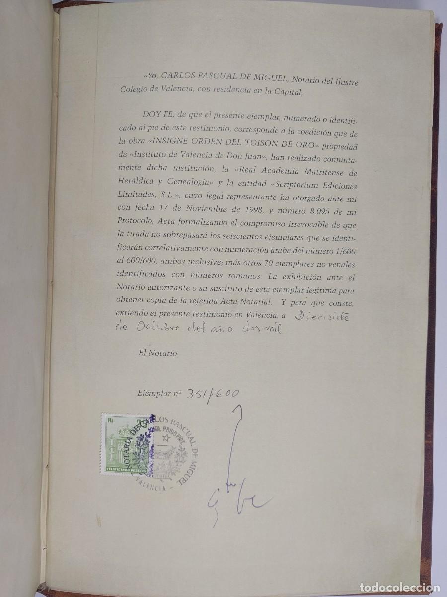 Libros de segunda mano: La insigne orden del Tois&oacute;n de Oro - Facs&iacute;mil Scriptorium - Foto 11