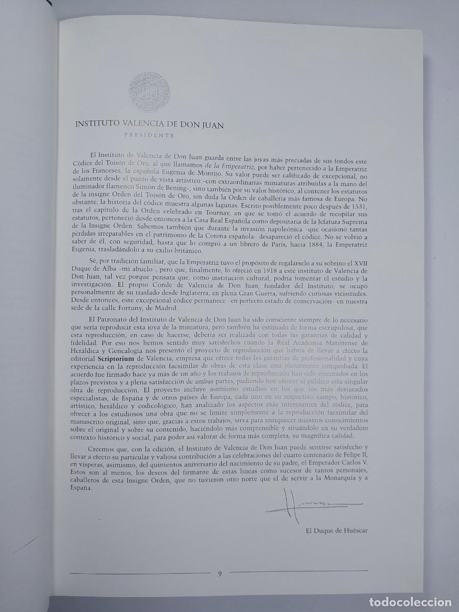 Libros de segunda mano: La insigne orden del Tois&oacute;n de Oro - Facs&iacute;mil Scriptorium - Foto 12