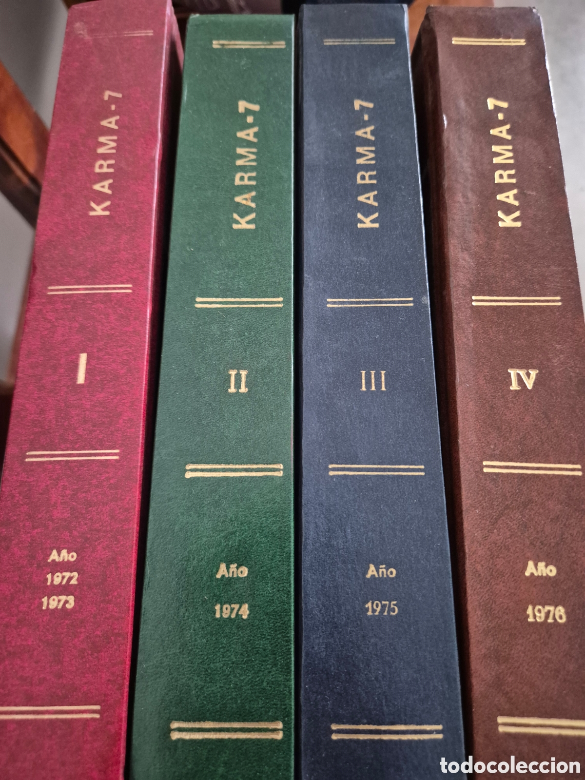 Libros de segunda mano: KARMA 7 DEL 1 AL 49 DEL A&Ntilde;O 1972 AL 1976