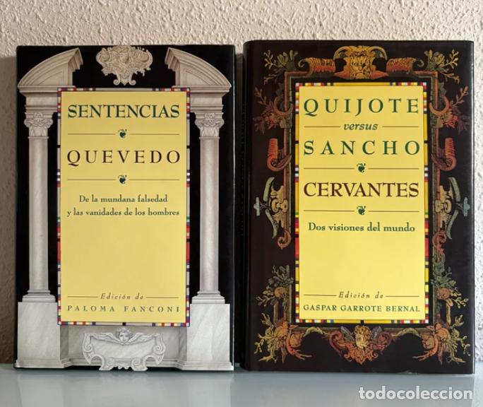 Libros de segunda mano: Lote Sentencias y Quijote versus Sancho (Temas de Hoy)