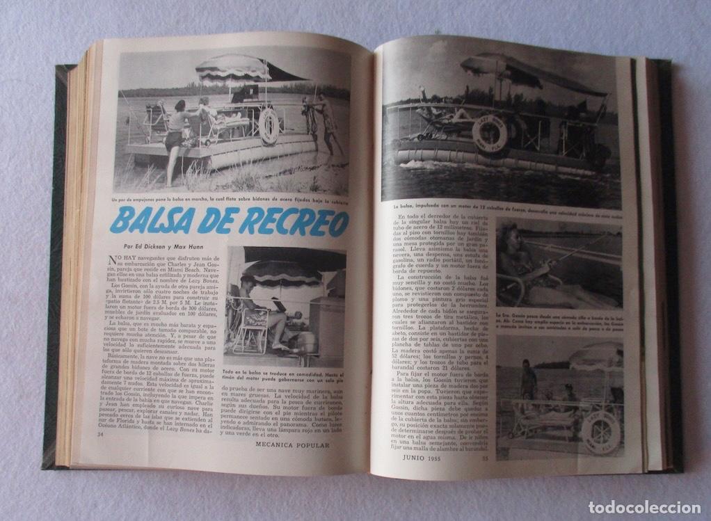 Libros de segunda mano: MECANICA POPULAR - DE ENERO A JULIO DE 1955 - Foto 11