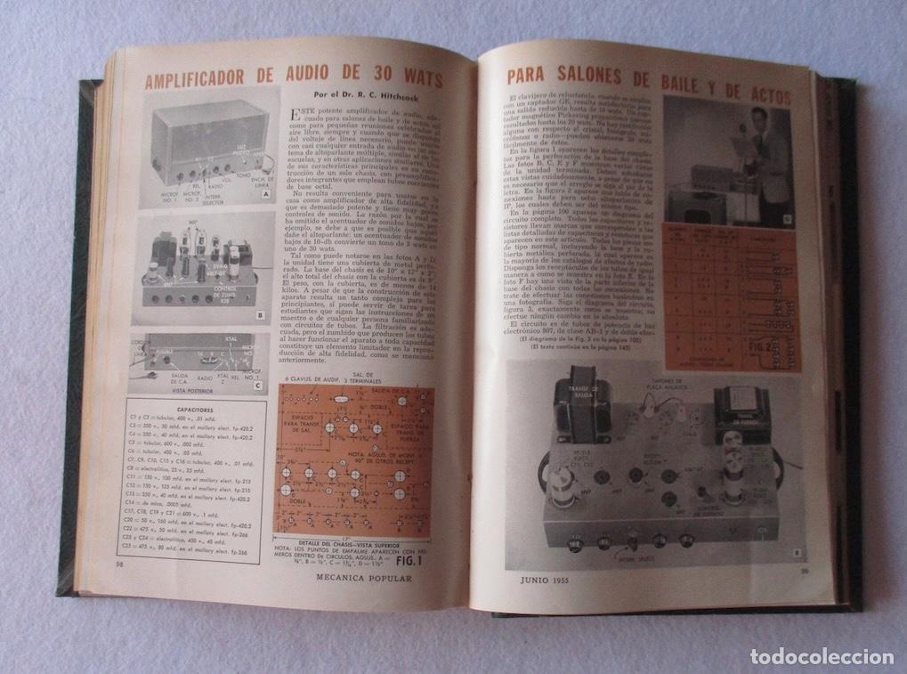 Libros de segunda mano: MECANICA POPULAR - DE ENERO A JULIO DE 1955 - Foto 12