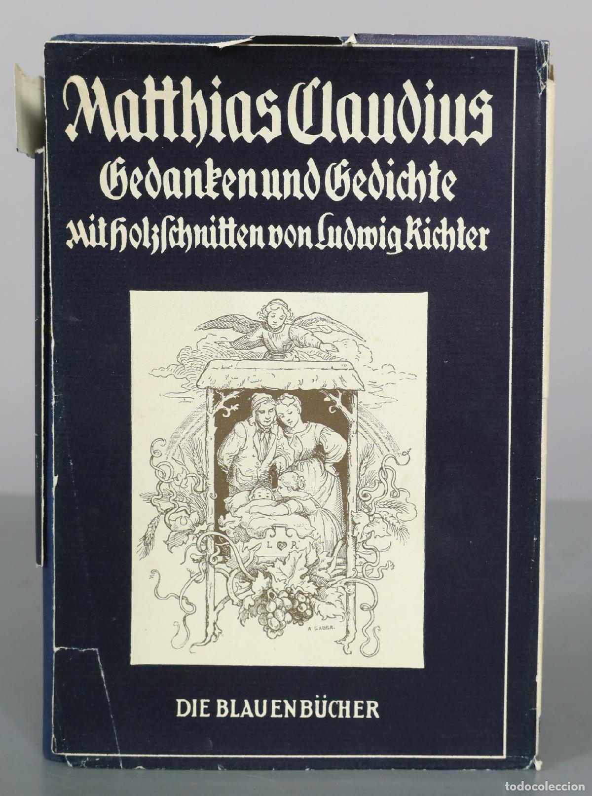 Libros de segunda mano: Gedanken und Gedichte - Matthias Claudius, Ludwig Richter - Die Blauen B&uuml;cher