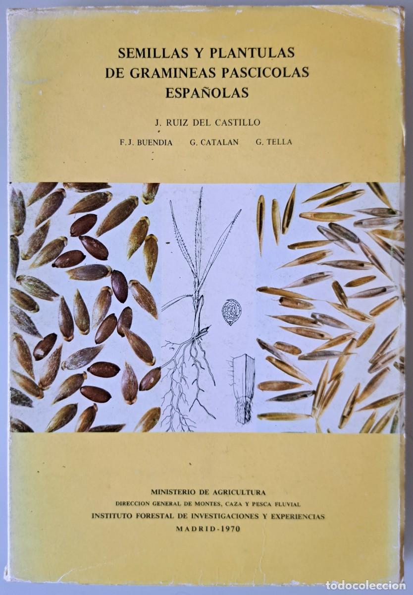 Libros de segunda mano: Semillas y pl&aacute;ntulas de gram&iacute;neas pasc&iacute;colas espa&ntilde;olas. Ministerio de Agricultura