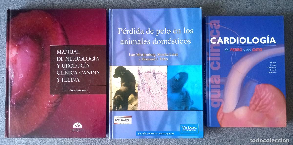 Libros de segunda mano: Lote Manual De Nefrolog&iacute;a Y Urolog&iacute;a Canina Y Felina P&eacute;rdida De Pelo En Los Animales Cardiolog&iacute;a