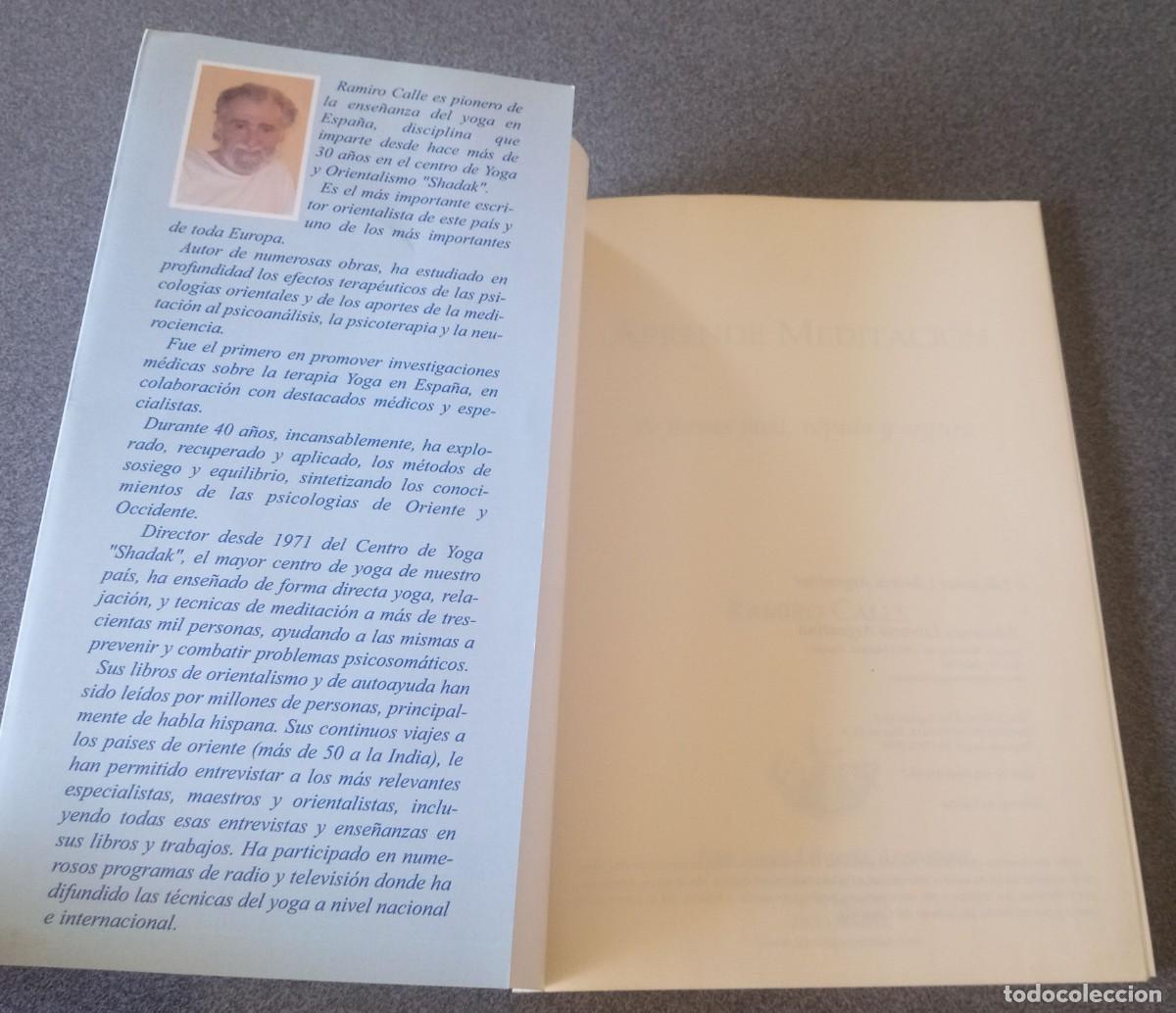 Libros de segunda mano: Aprende Meditaci&oacute;n Ramiro Calle - Foto 4
