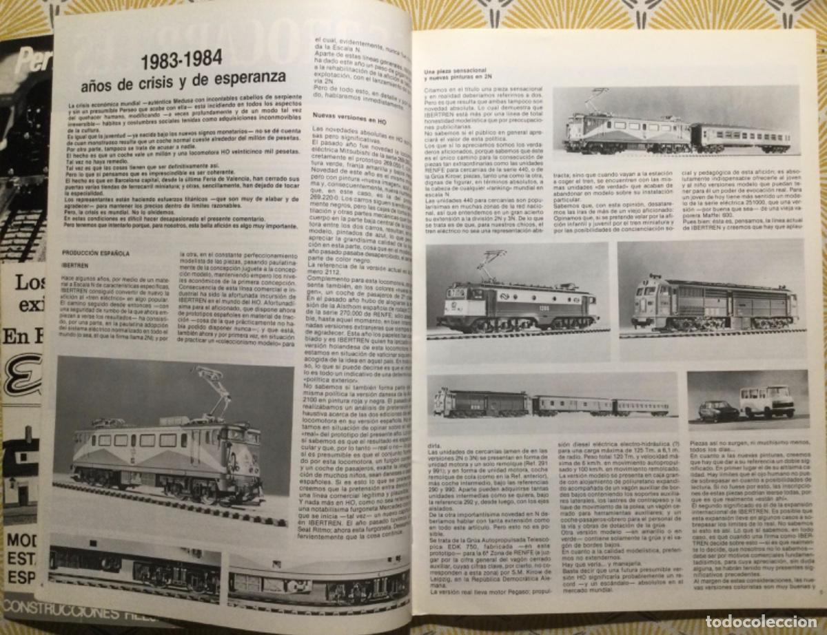 Libros de segunda mano: CUADERNOS DE MODELISMO FERROVIARIO VOL 10 1983-1984 - Foto 3