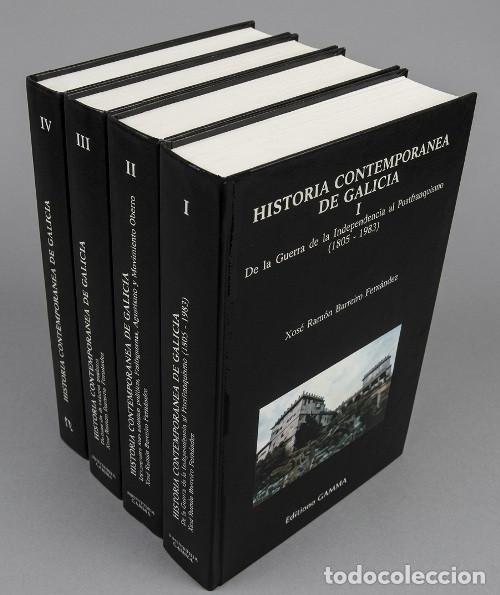 Second hand books: �F1770 - HISTORIA CONTEMPORANEA DE GALICIA. 4 TOMOS. XOSE RAMON BARREIRO FERNANDEZ. EDICIONES GAMMA.