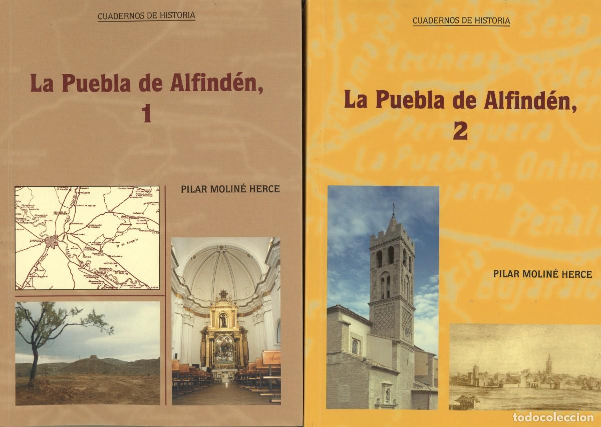 Libros de segunda mano: LA PUEBLA DE ALFIND&Eacute;N / PILAR MOLIN&Eacute; HERCE / 2001 VOLUMEN 1 y 2