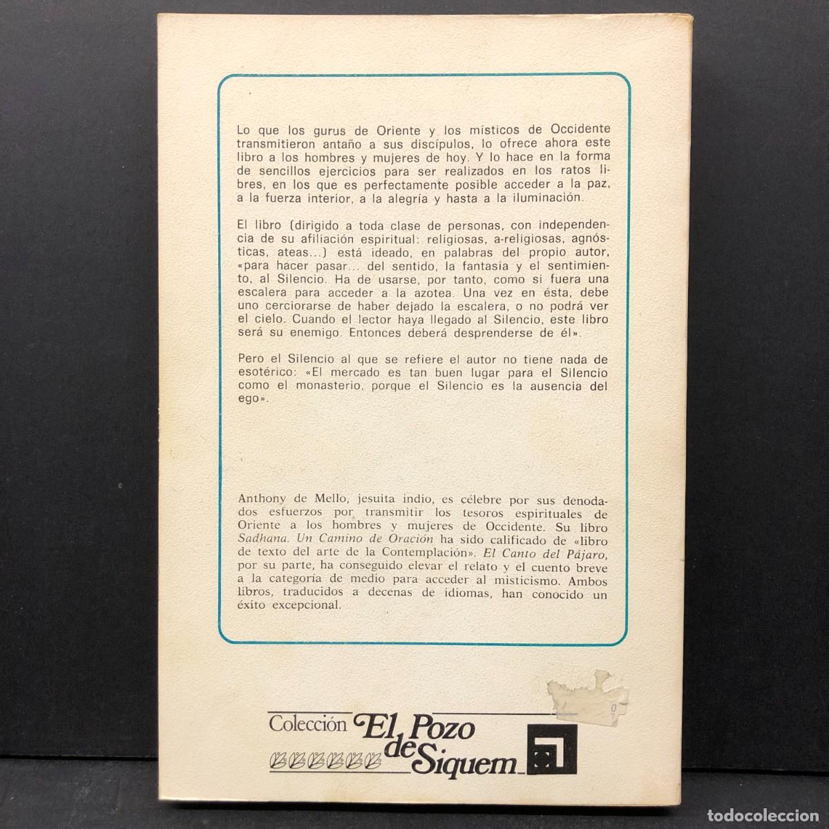 Libros de segunda mano: EL MANANTIAL (EJERCICIOS ESPIRITUALES) - ANTHONY DE MELLO - SAL TERRAE - 1985 / 4401 - Foto 2