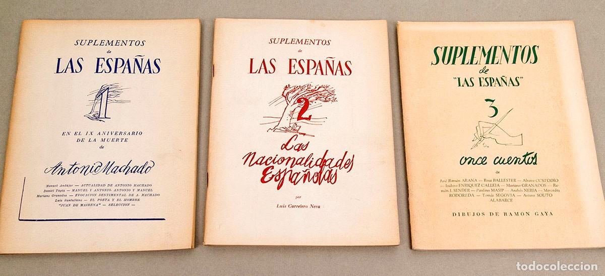 Libros de segunda mano: Suplementos de Las Espa&ntilde;as - 1948-49 - N&uacute;meros 1, 2 y 3