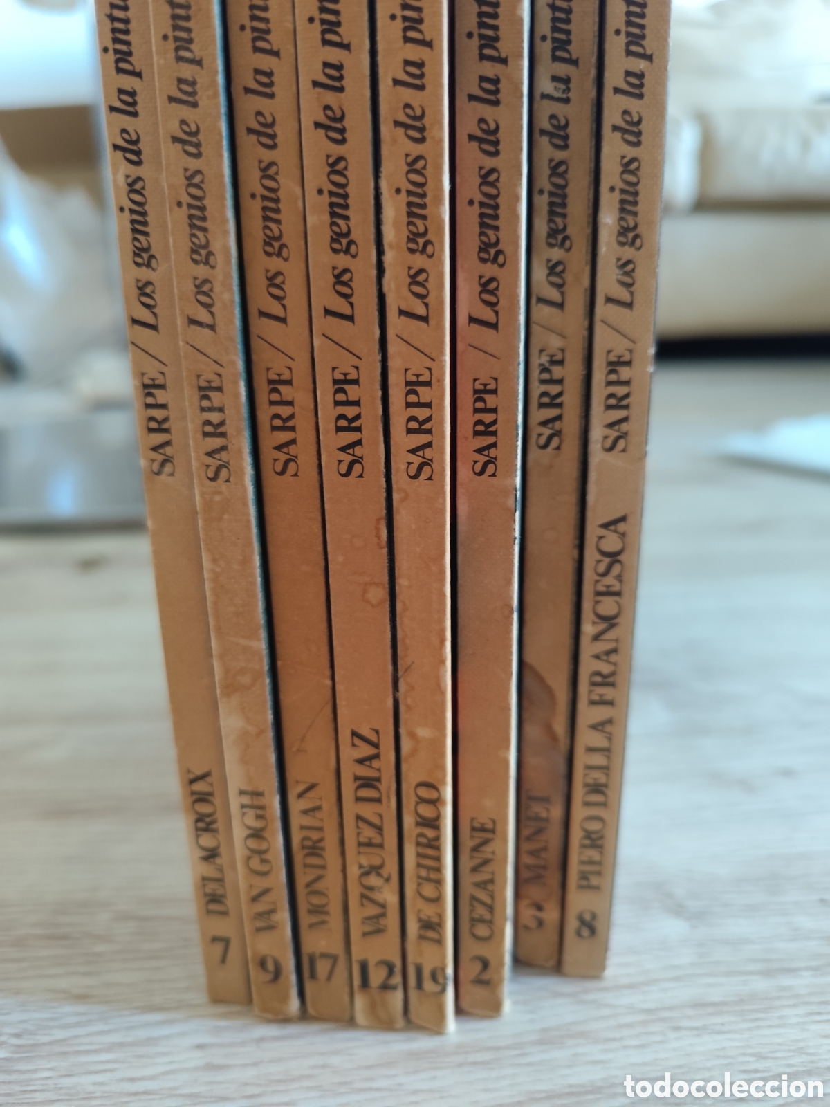 Libros de segunda mano: Lote 8 Tomos Los Genios de la Pintura - Gran Biblioteca Sarpe (Van Gogh,