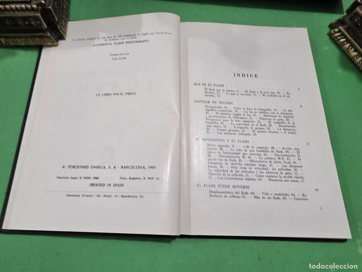 Libros de segunda mano: &rdquo;&rdquo;LA T&Eacute;CNICA DEL FLASH&rdquo;&rdquo;...L. A. MANNHEIN...EDICIONES OMEGA...1963... - Foto 6